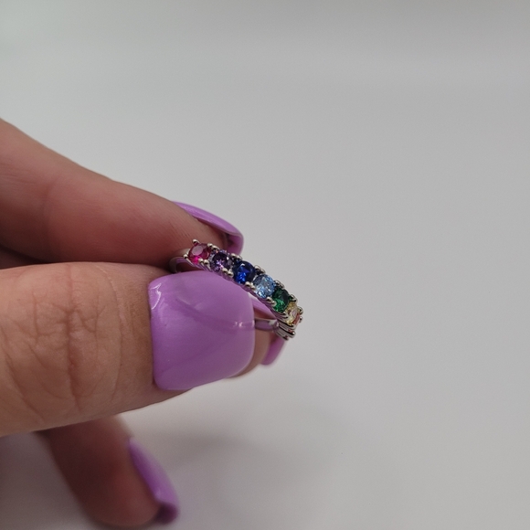 Silver PRIDE ring, size 6. Charmed Aroma jewelry. - Picture 11 of 12